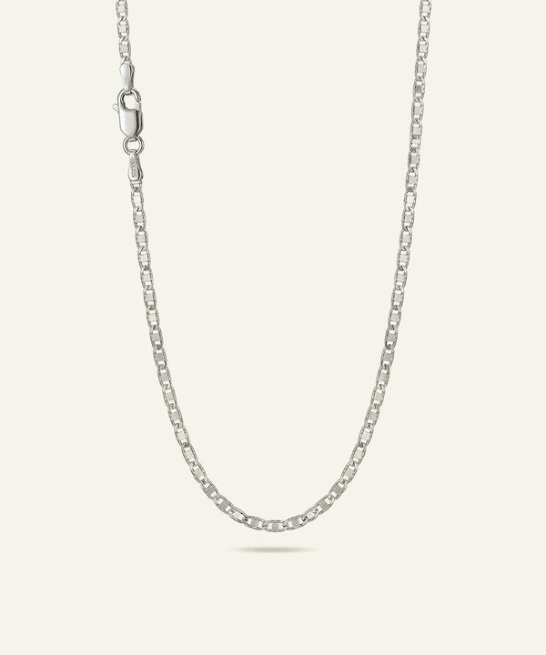 Men's 16-inch sterling silver Valentino chain by