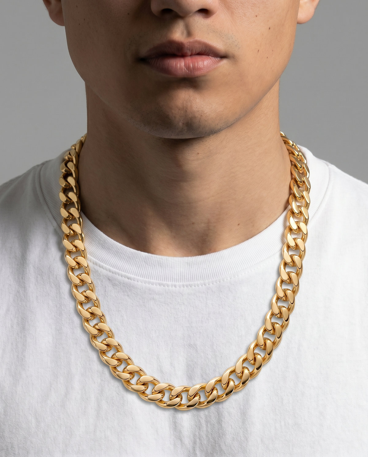 Men's silver chain necklace from Valliani Jewelers