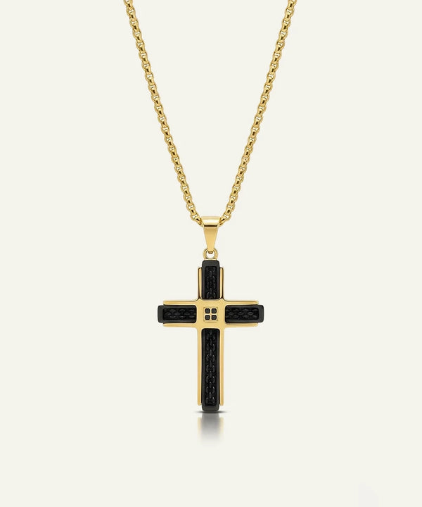 Cubic Zirconia Cross Pendant