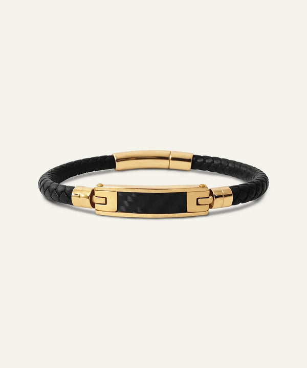 Men's rope leather bracelet by