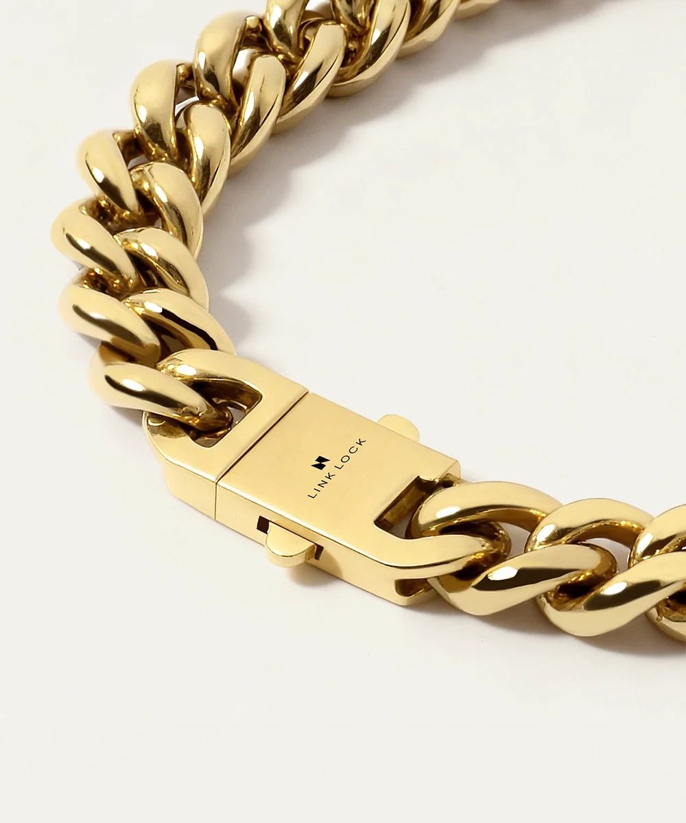 men's vermeil Cuban bracelet