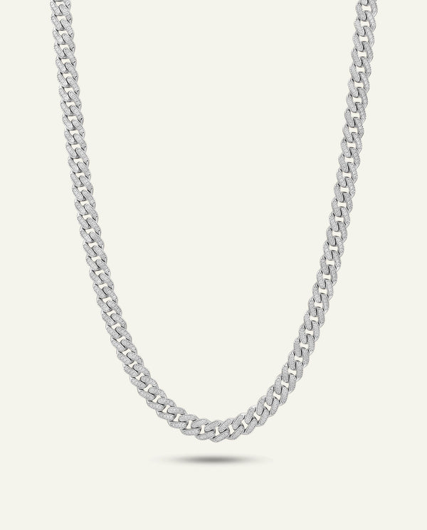 Lab-grown Diamond Cuban Link Necklace