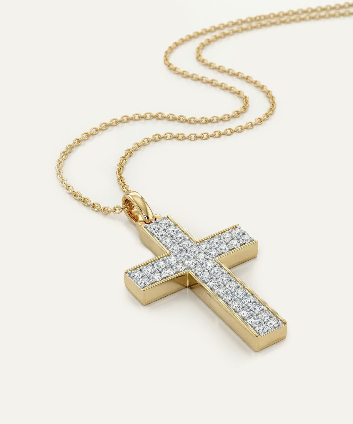 men's diamond cross pendant from Valliani Jewelers