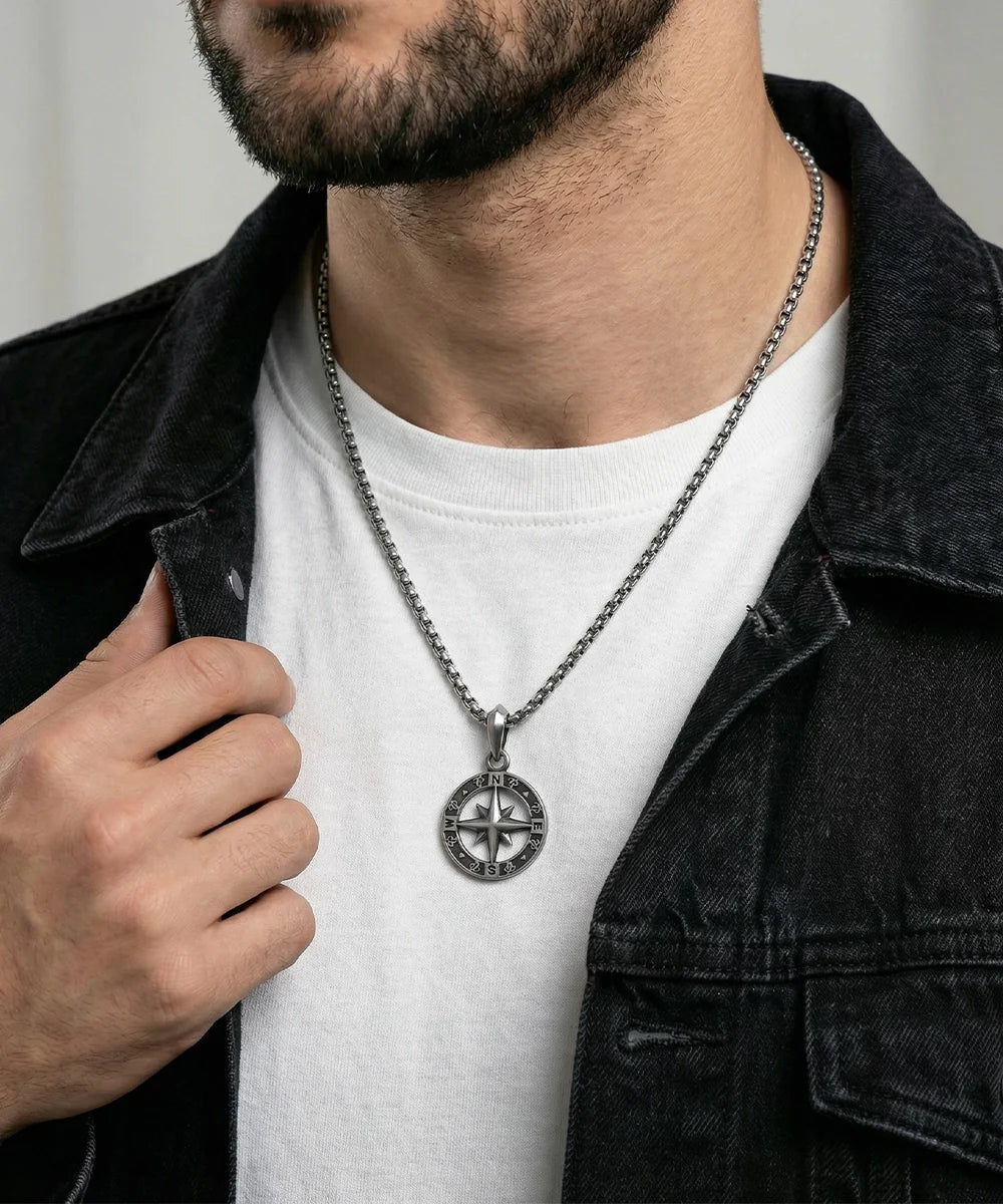 men's stainless steel pendant from Valliani Jewelers